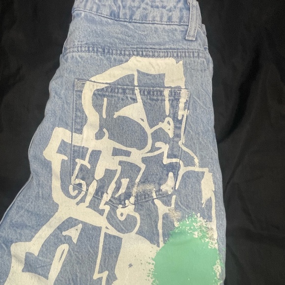 Denim skater jorts - Picture 3 of 4